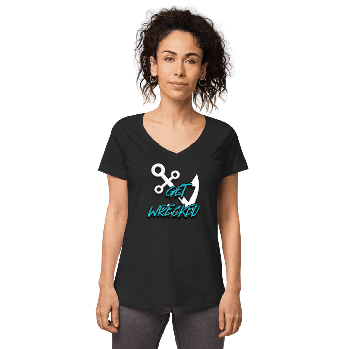 Womens Vneck Get Wrecked product image (1)