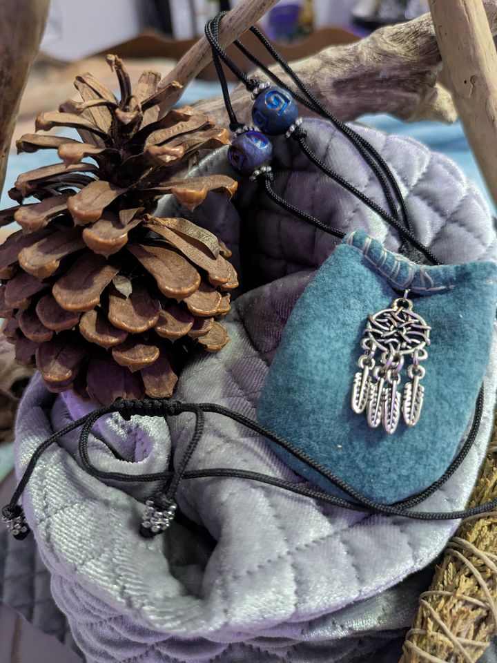 Dream Catcher Pouch Necklace product image (2)