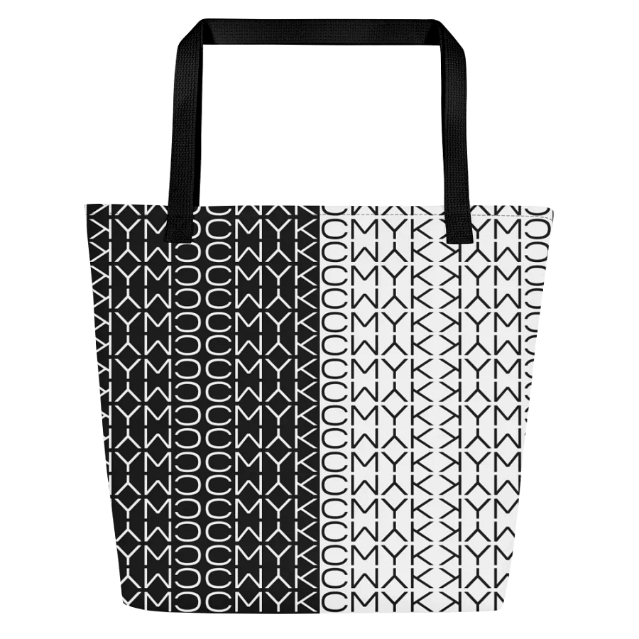 cmyk Classic Ticker-Tape Logo Canvas Tote Bag product image (1)