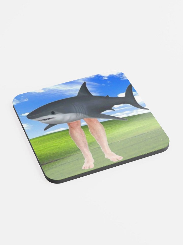 Shark Religion Funny Coaster product image (2)
