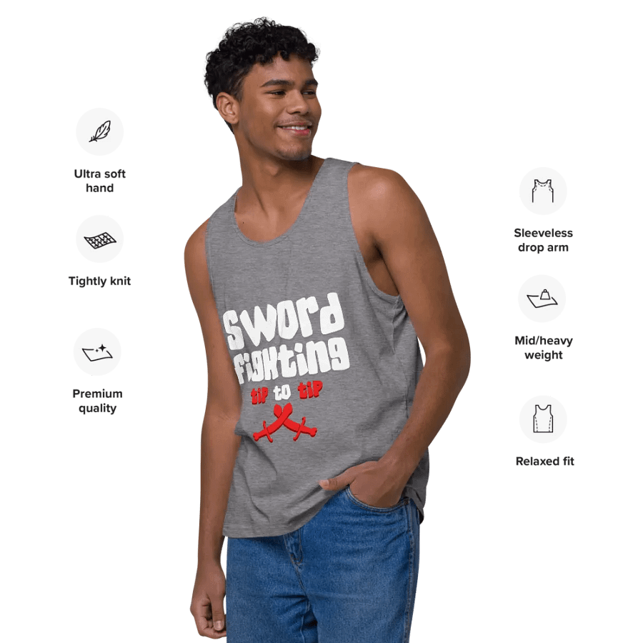 Sword Fighting Muscle Tank product image (68)