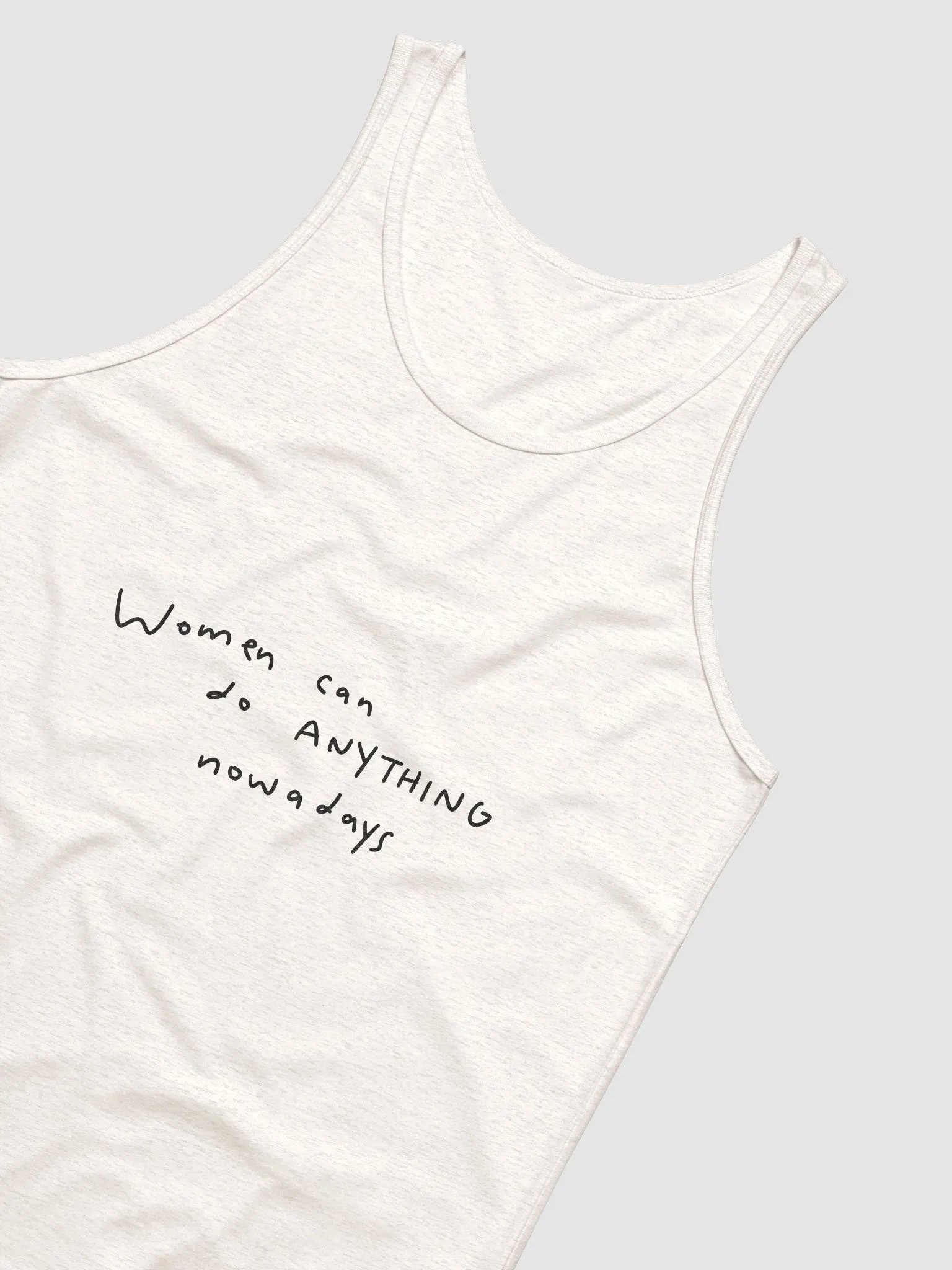Women Can Do Anything (Black Text) Tank product image (20)
