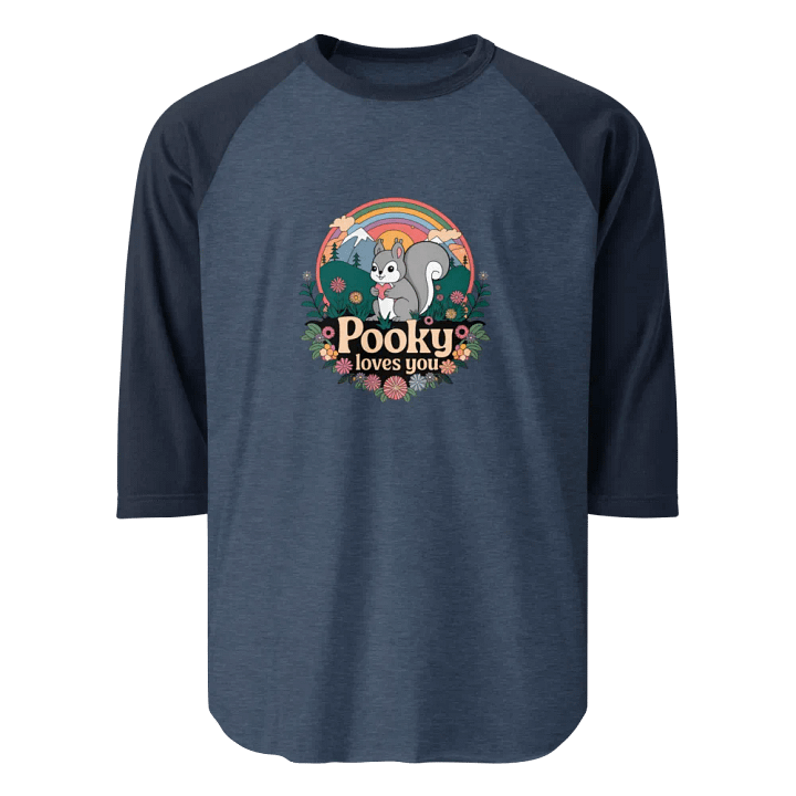 Pooky's Love Landscapes Raglan Tee product image (1)