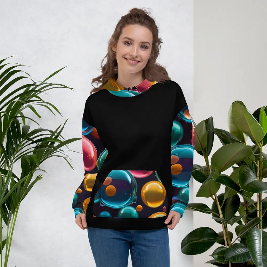 Bubbles V1 Unisex Hoodie product image (5)