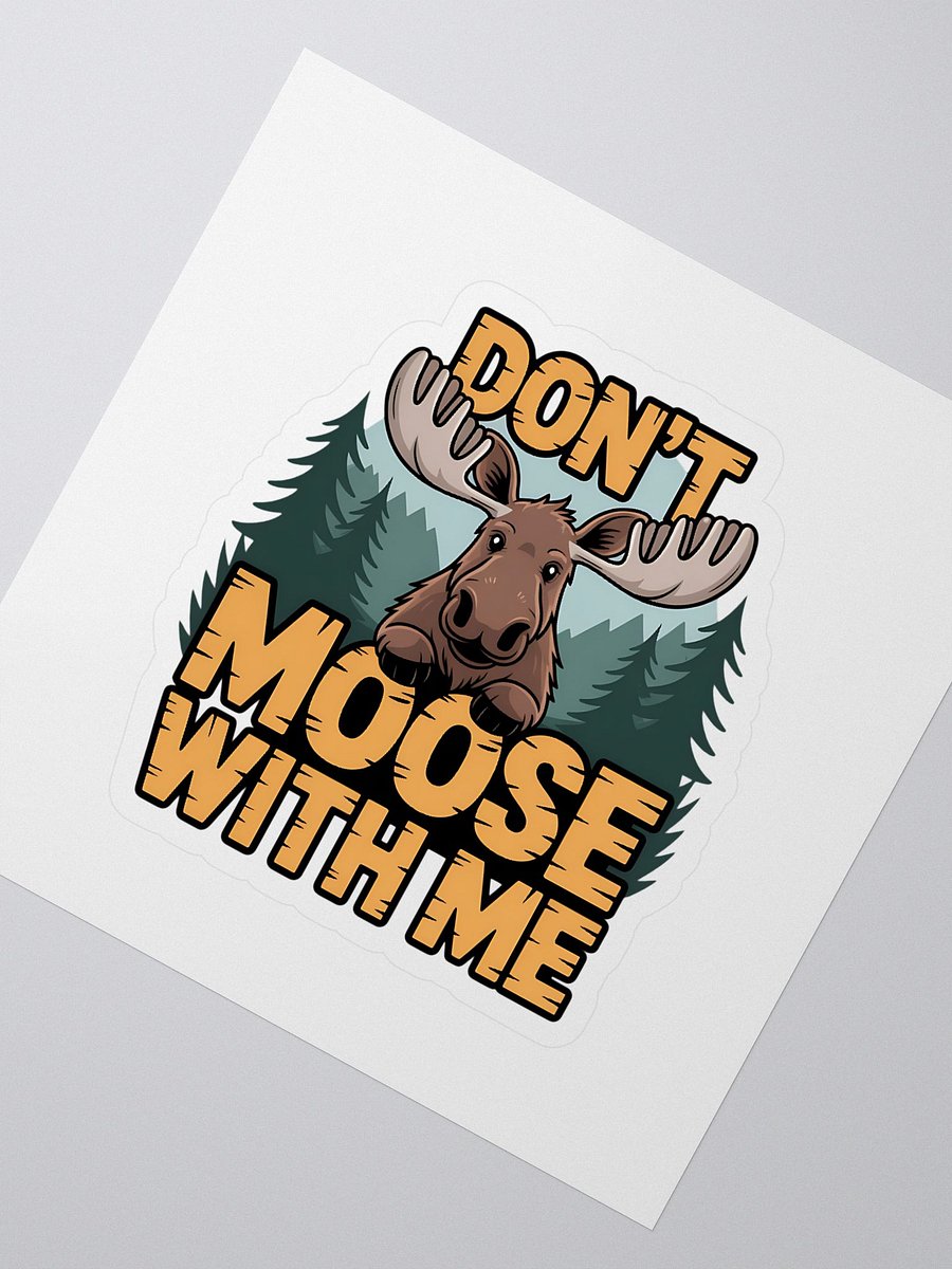 Majestic Moose Kiss Cut Stickers product image (2)