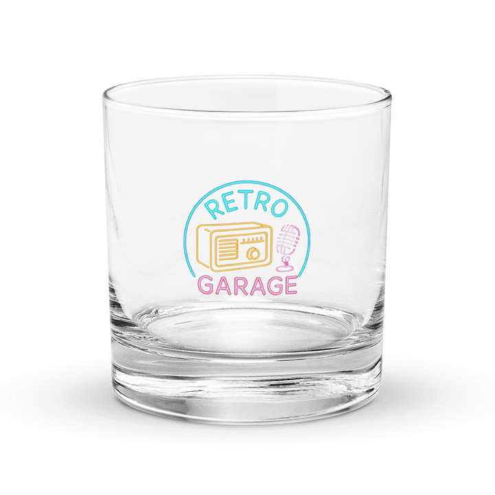 The Retro Garage rocks glass product image (1)