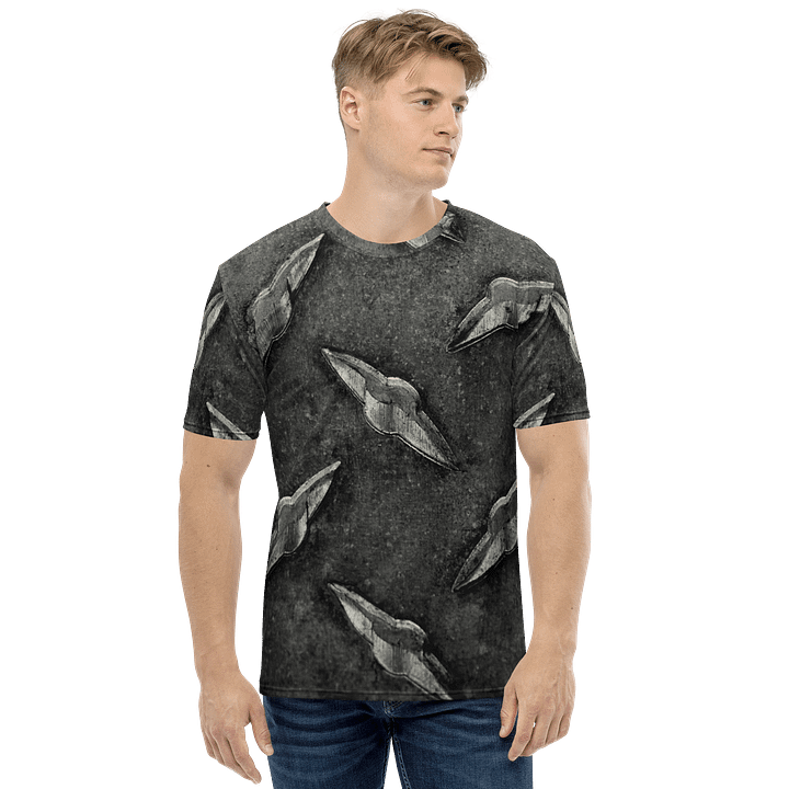 Metallic Diamond Plate All-Over T-Shirt product image (2)