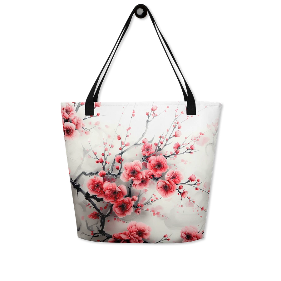 Tote Bag: Cherry Blossoms in Bloom Spring Vibes Japanese Art Style Design product image (8)