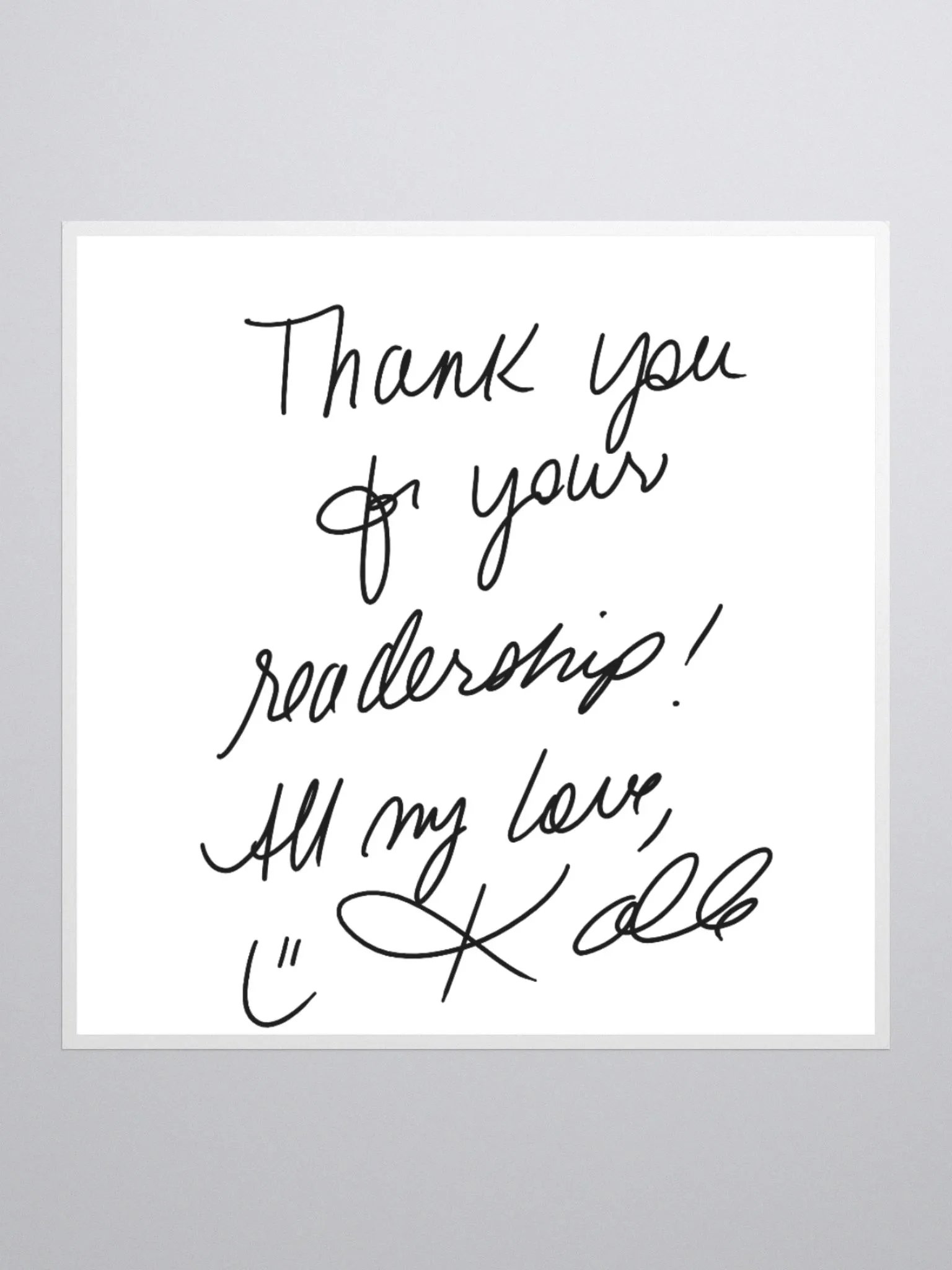 Digitally Signed Generic Bookplate Sticker product image (1)