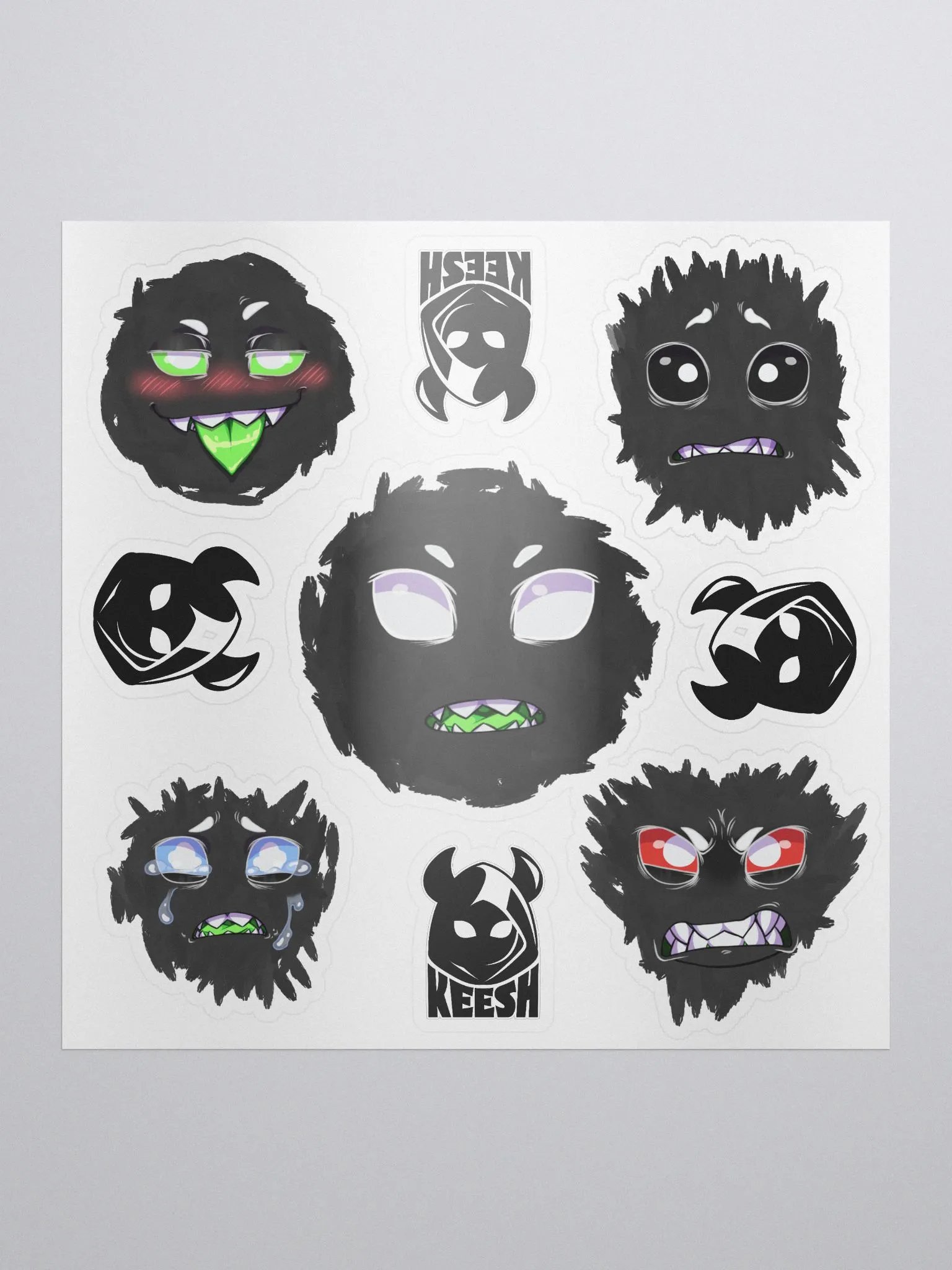 5 Faces Sticker Sheet product image (2)