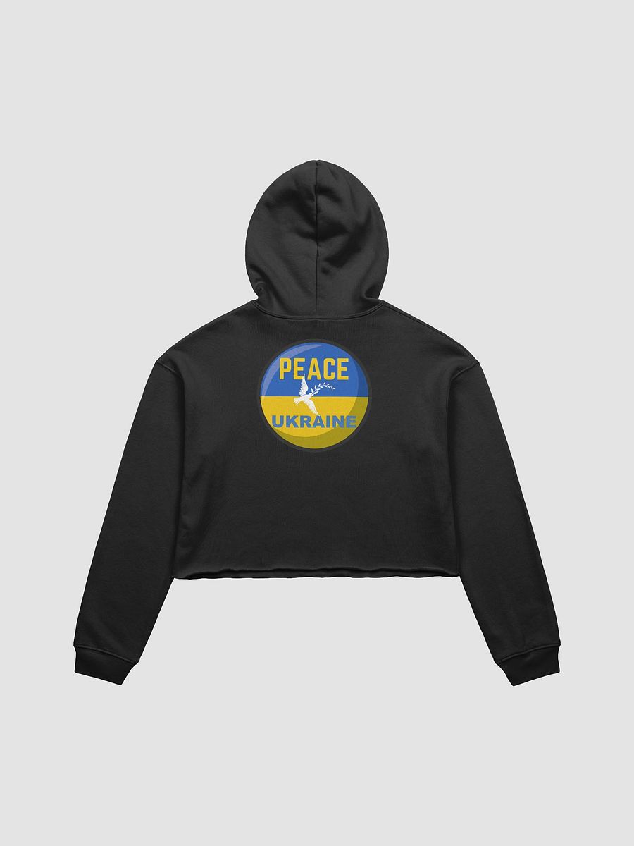 Peace in Ukraine Crop Hoodie product image (2)