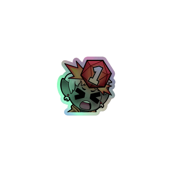 D1 Holographic Sticker product image (1)