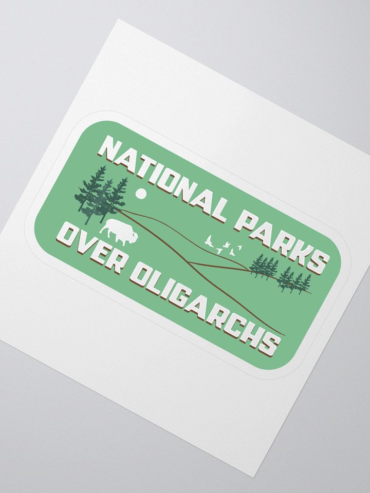 National Parks Over Oligarchs - Green product image (2)