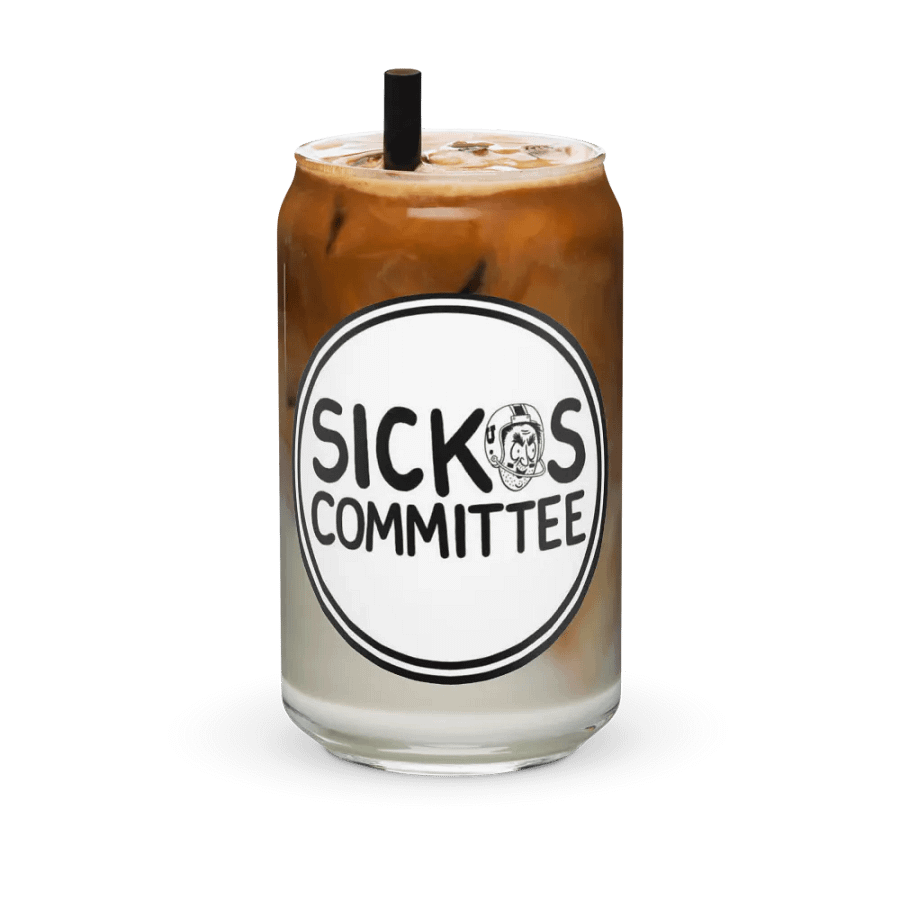 Sickos Committee Logo 16 oz Glass product image (36)