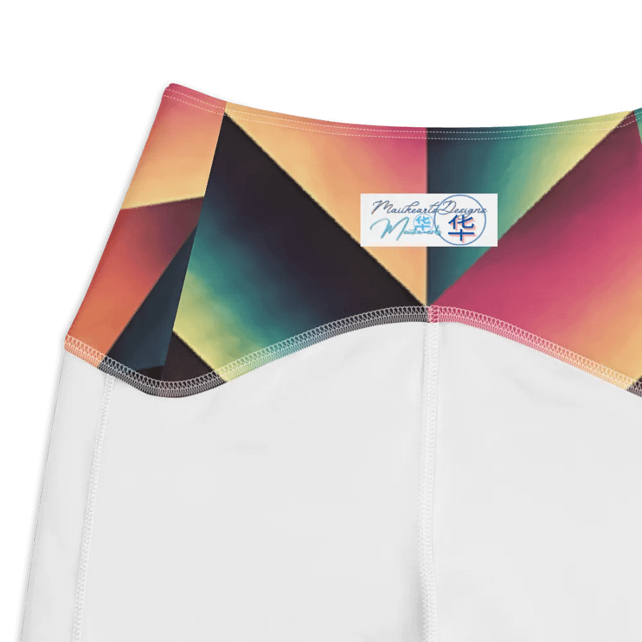 Abstract Lithographic Pattern Design Leggings with pockets - V7 product image (7)