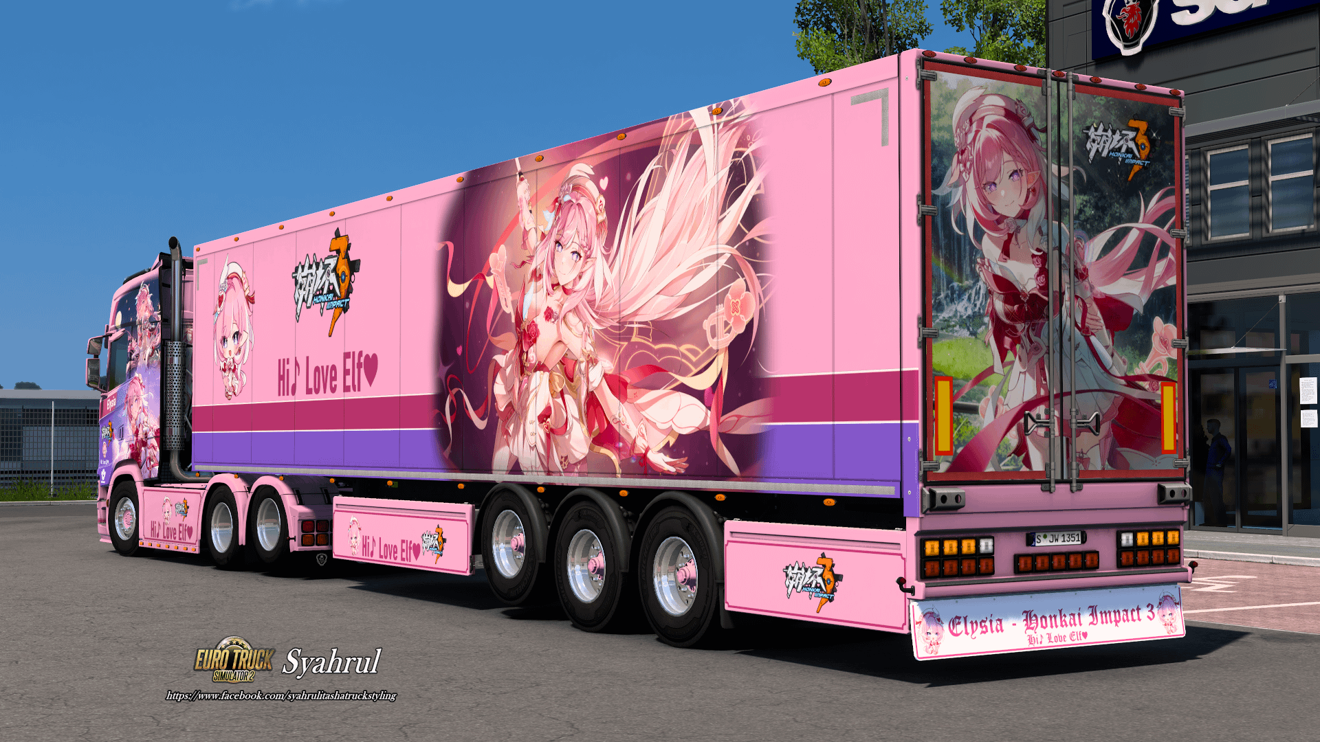 [ETS2] Elysia (Hi Love Elf) - Honkai Impact 3 [Combo Skin] product image (6)