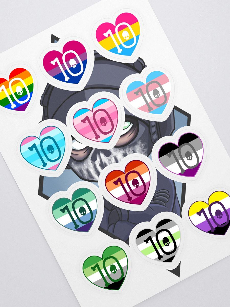 Pride Rule 10 - Sticker Sheet product image (1)