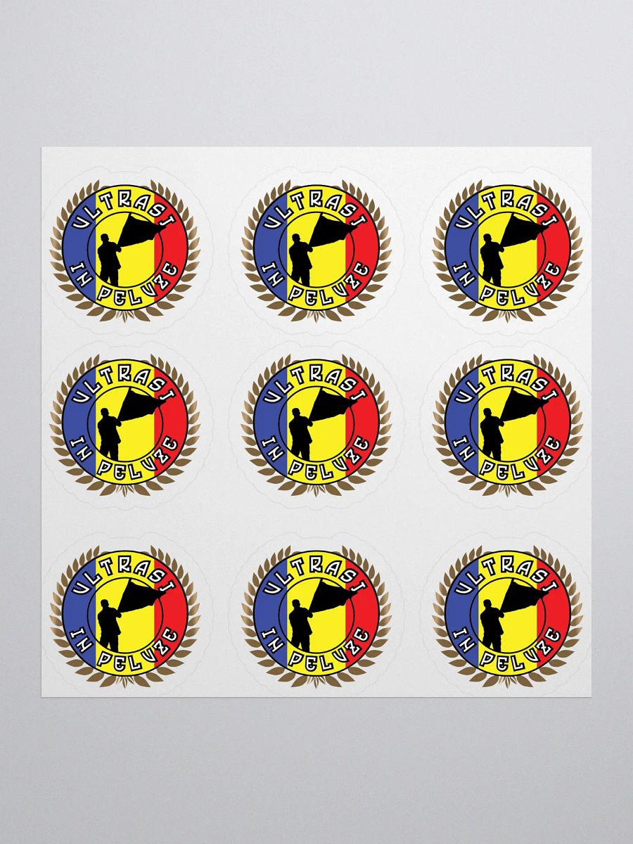 Pachet 9 Stickere Logo Ultrași în peluze product image (1)