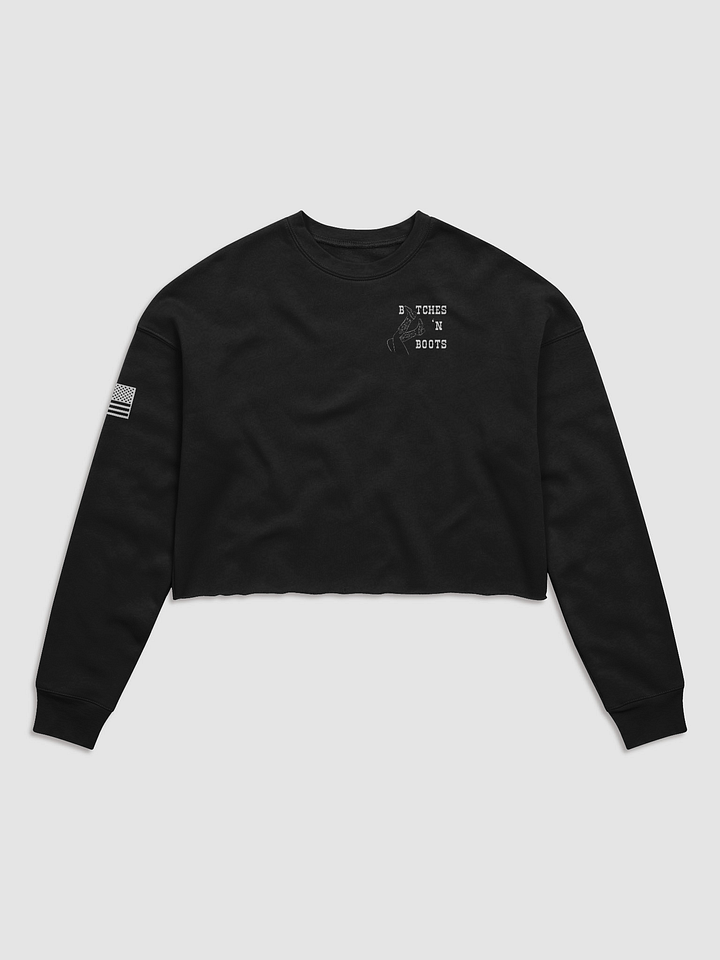 BnB Nash Crop Sweatshirt - White product image (1)