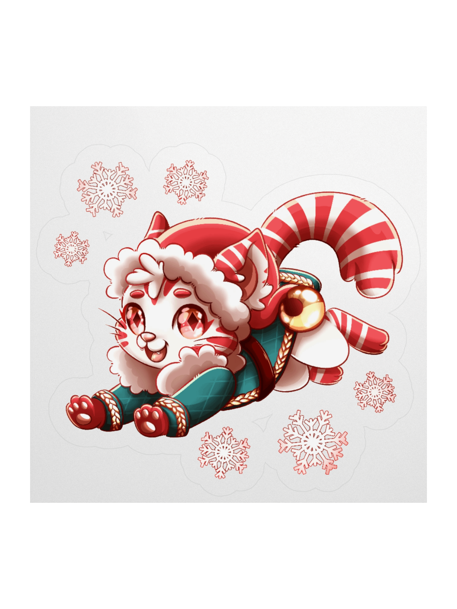 Peppermint The Cat - sticker product image (2)