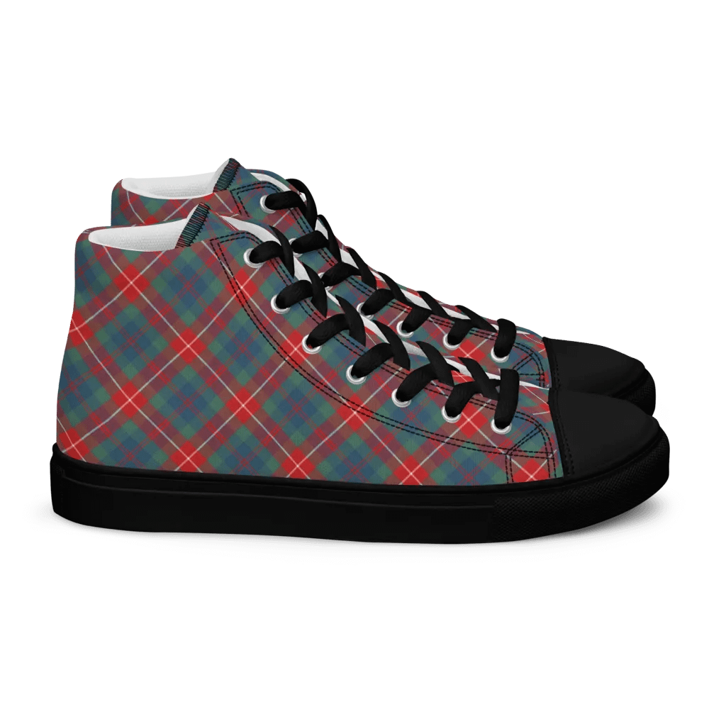 Fraser Ancient Tartan Men's High Top Shoes product image (3)