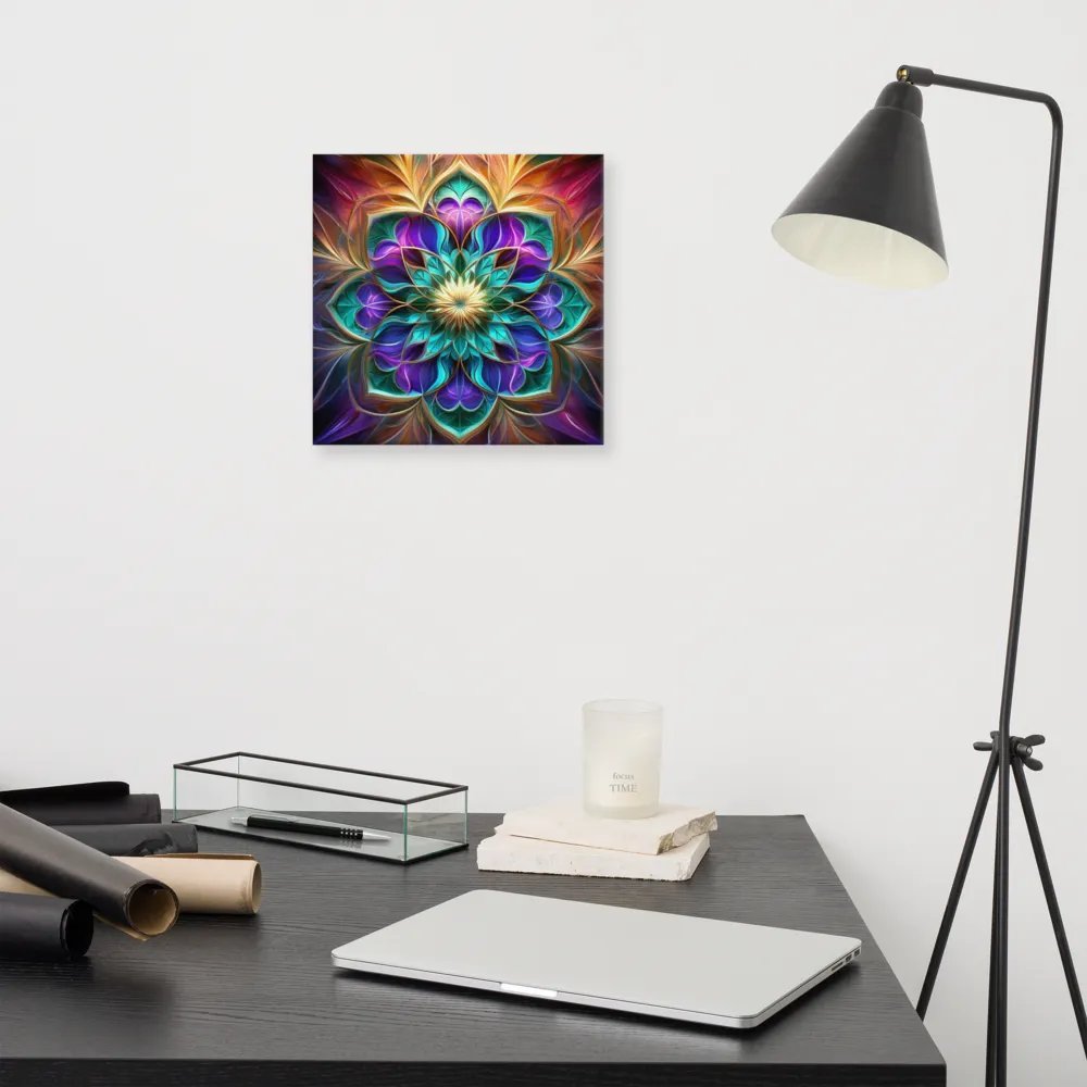 Purple Fractal Canvas Print product image (11)