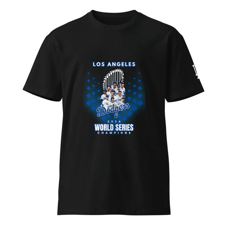 Los Angeles 2024 World Champions Dodgers Team T-Shirt product image (1)