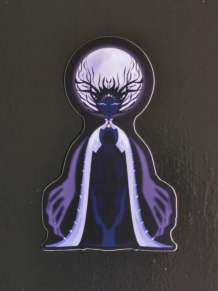 Moon Goddess Vinyl Sticker product image (1)