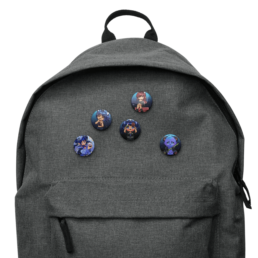 Whimsical Moonlit Friends Pin Button Set product image (11)