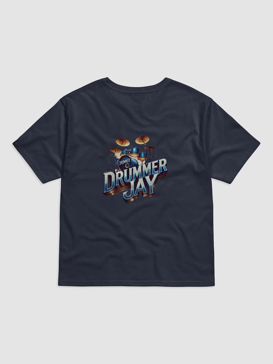DrummerJay T-Shirt (Drum set on back) product image (4)