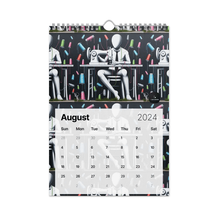 Wall Calendar (2024) - Colorful Graffiti Theme product image (2)