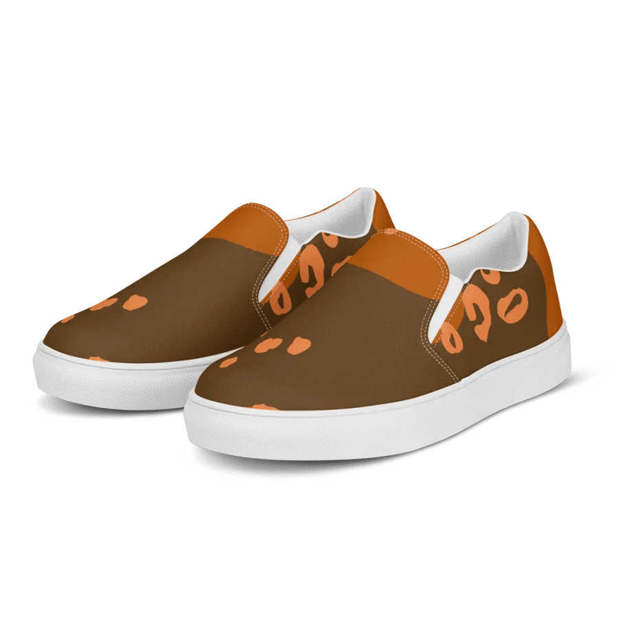 orange Swirl Men's Slip-On Shoes product image (4)