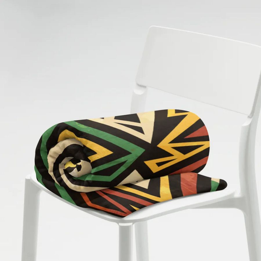 Striped Colorful Motif Throw Blanket product image (6)