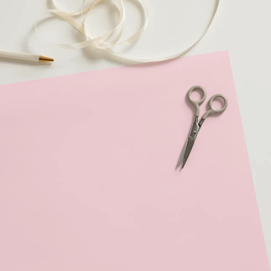 Pale Pink Solid Holiday Christmas Wrapping Paper Sheets (3) product image (10)