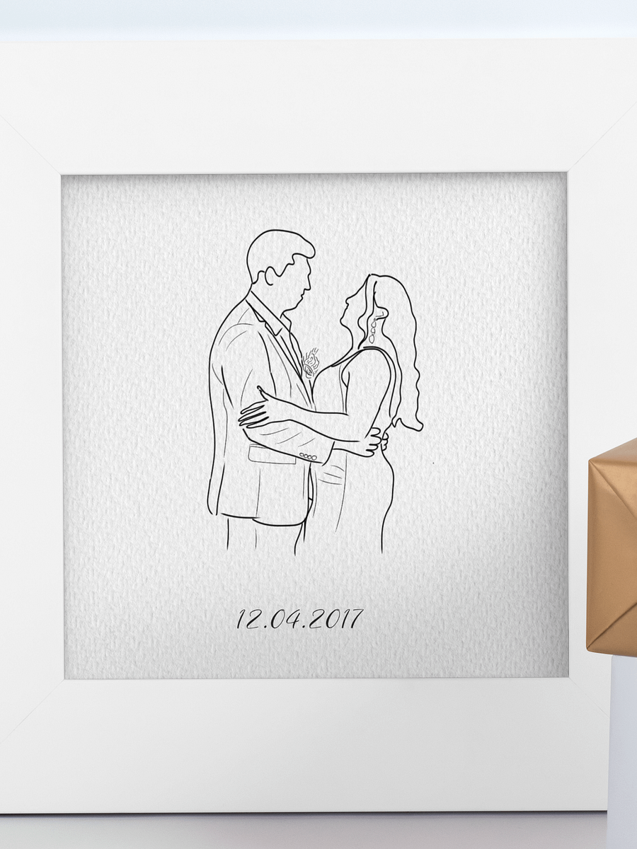 Custom line Art Portrait from Photo product image (4)