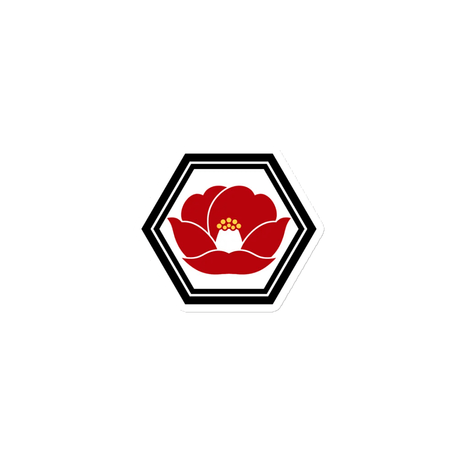 Nest of Smoke Tsubaki Emblem (Color) ✦ Die-Cut Magnets product image (1)