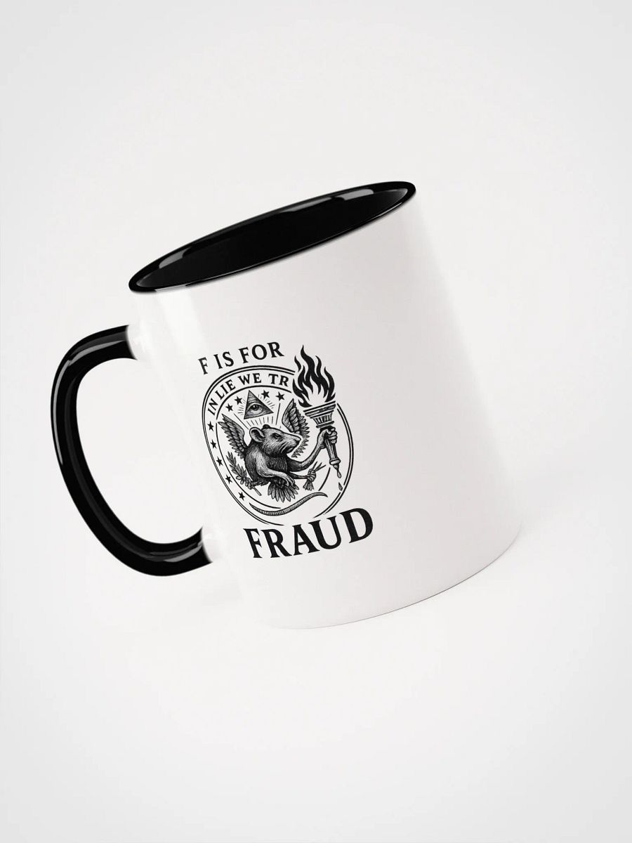 F is for fraud mug by dark alphabet product image (1)