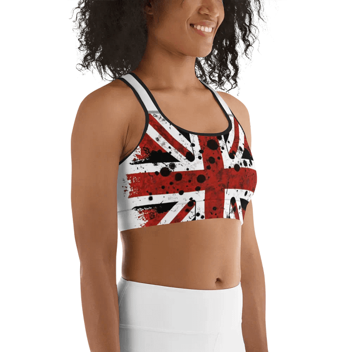 Punk Union Jack Sports Bra product image (1)