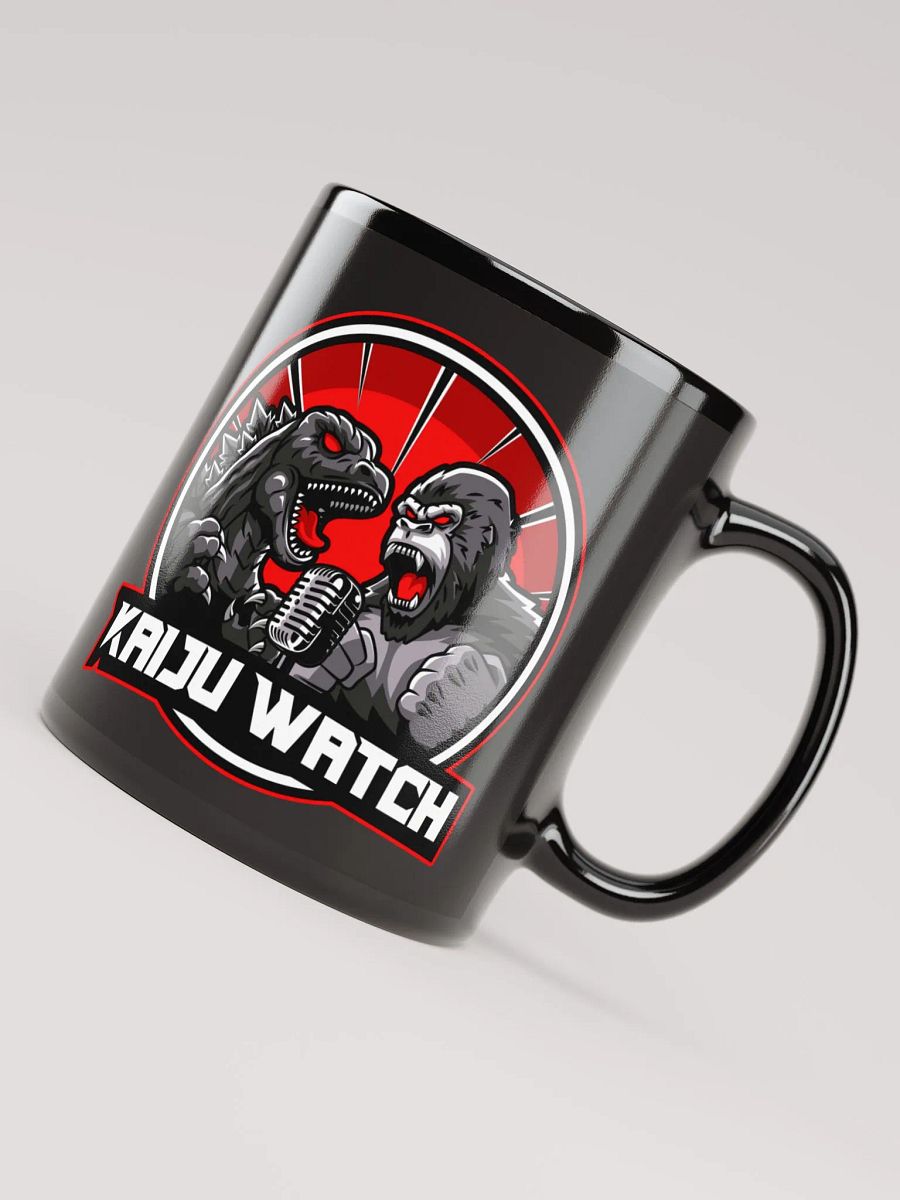 Kaiju Clash Black Glossy Mug product image (7)
