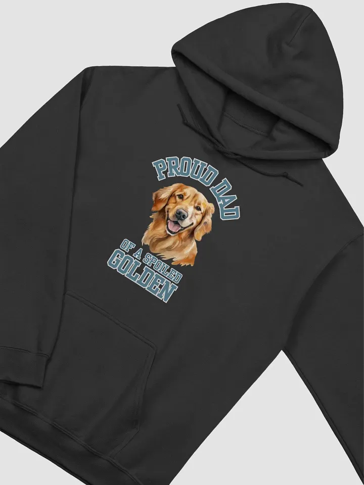 Proud Dad of a Spoiled Golden Dog Golden Retriever Dad Hoodie product image (1)