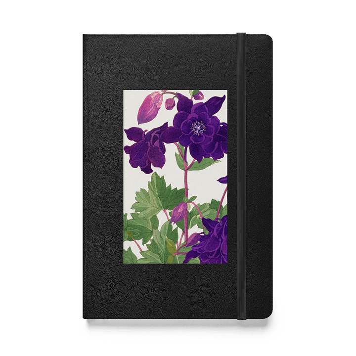 Purple Petals Hardcover Notebook product image (1)