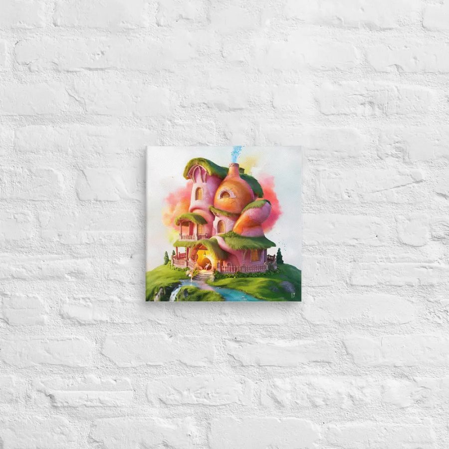 Watercolour Fairy House Art - v7 product image (12)
