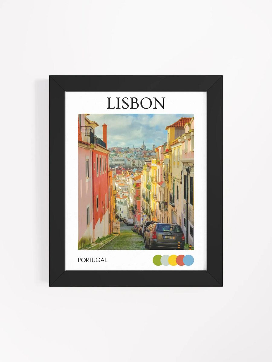 Streets of Lisbon I - Colour - Framed product image (4)