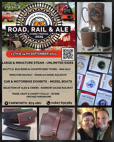 Final shout before the weekend: I’ll be down at the Road, Rail & Ale Festival at Statfold Country Park in Tamworth, trading a...