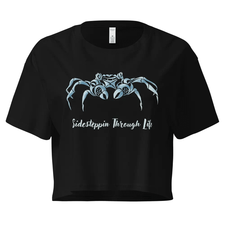 Tribal Ghost Crab-Sidesteppin Through Life Crop Top product image (1)