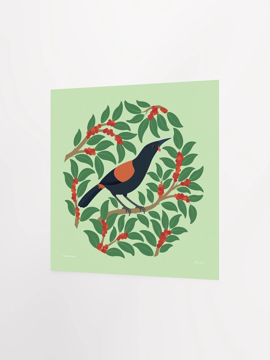 Tīeke in Karamū Unframed Wall Art product image (7)