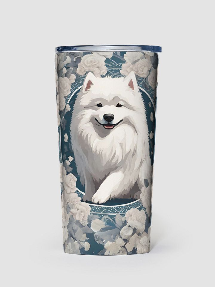 Vintage Samoyed 20oz Stainless Steel Tumbler product image (2)