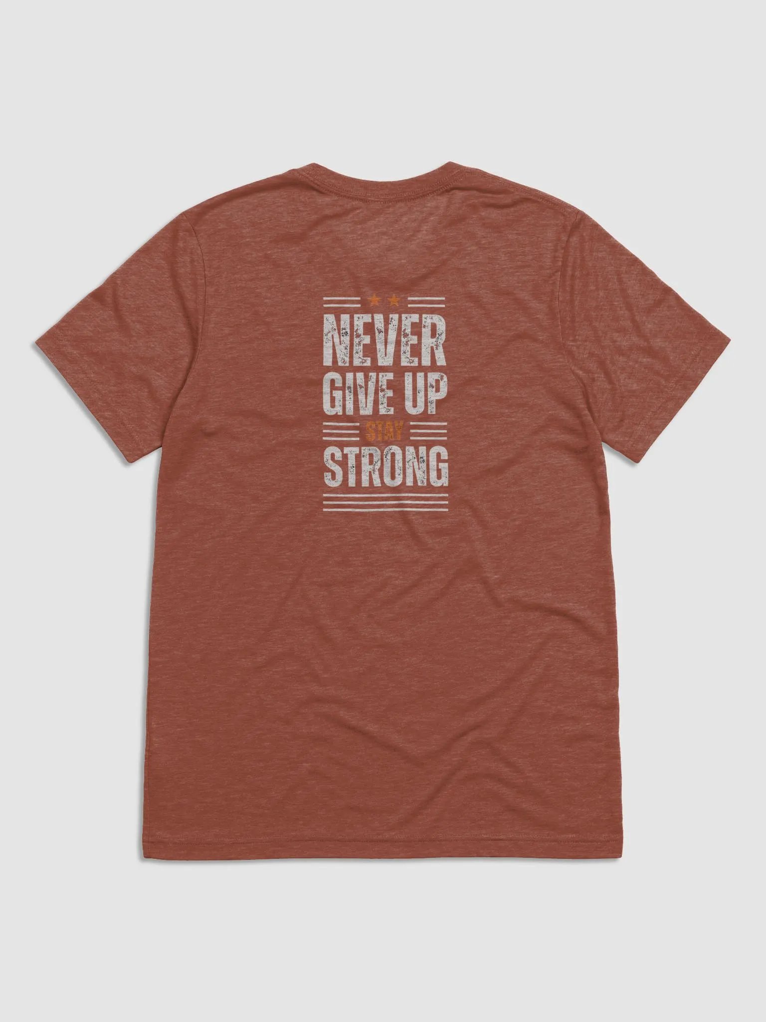 Never give up T-Shirt 100% cotton product image (2)