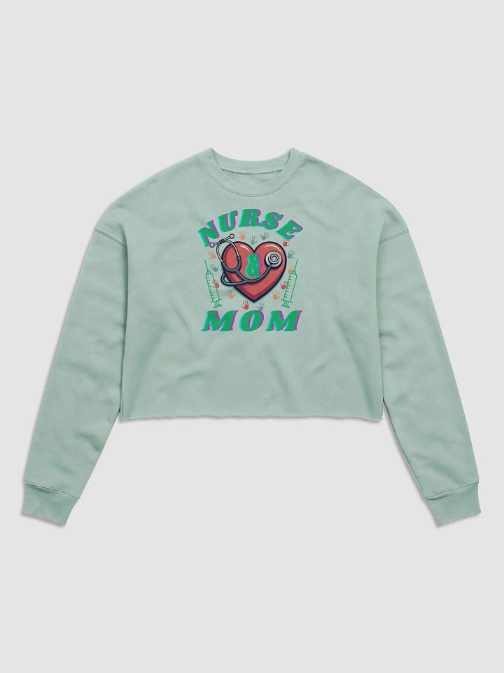 Heartfelt Nurse & Mom Crop Sweatshirt product image (13)