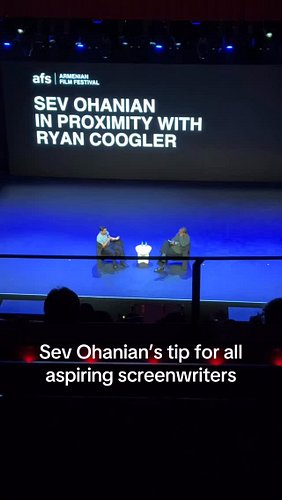 #SevOhanian’s tip for all aspiring #ScreenWriters 

#Sinners #RyanCoogler #WGA